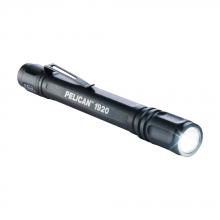 Pelican PEL1920 - Flashlight Compact LED 2AAA Aluminum W/ Clip Black 224 Lumens